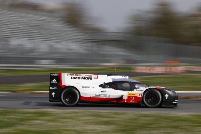 総合3番手となったポルシェ2号車ポルシェ919ハイブリッド