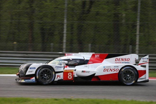2日間の総合トップとなったトヨタ8号車TS050ハイブリッド