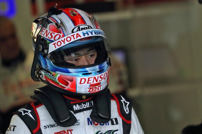 7号車トヨタTS050ハイブリッドでテストに参加した国本雄資