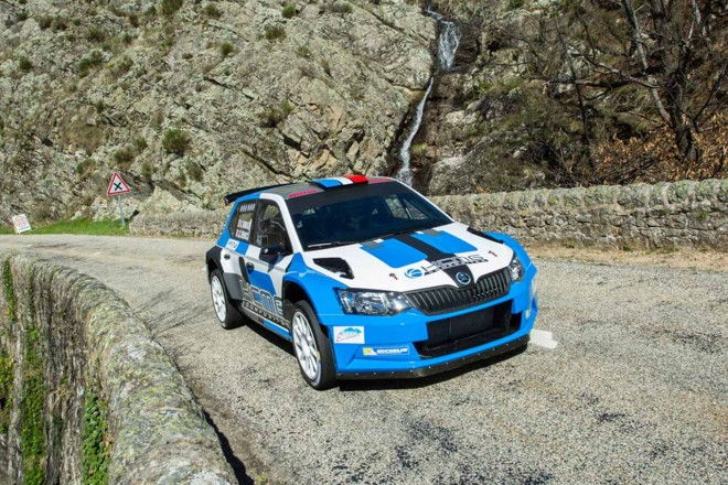 チームのデビュー戦はWRC第4戦ツール・ド・コルス。シュコダ・ファビアR5でWRC2に挑む