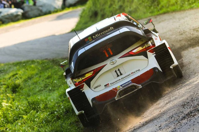 WRC第4戦ツール・ド・コルス ユホ・ハンニネン（トヨタ・ヤリスWRC）