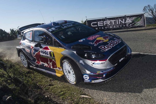 WRC第4戦ツール・ド・コルス セバスチャン・オジエ（フォード・フィエスタWRC）