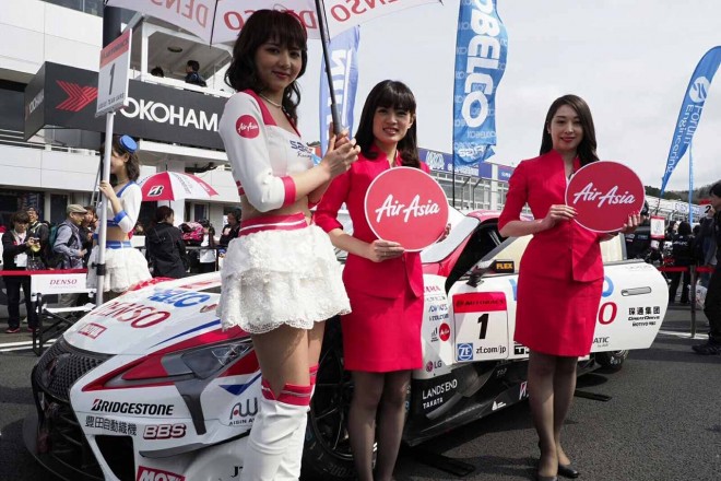 エアアジアは2017年もLEXUS TEAM SARDをサポートする