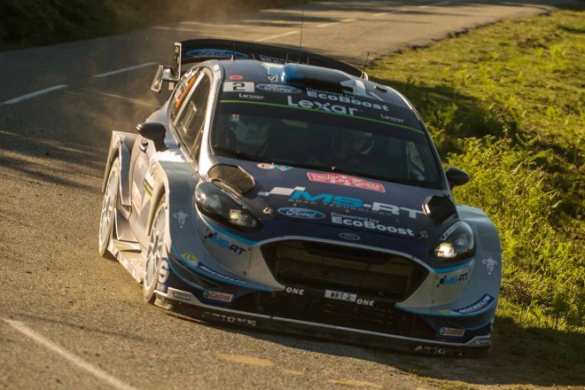 2017WRC第4戦ツール・ド・コルス セバスチャン・オジエ（フォード・フィエスタWRC）