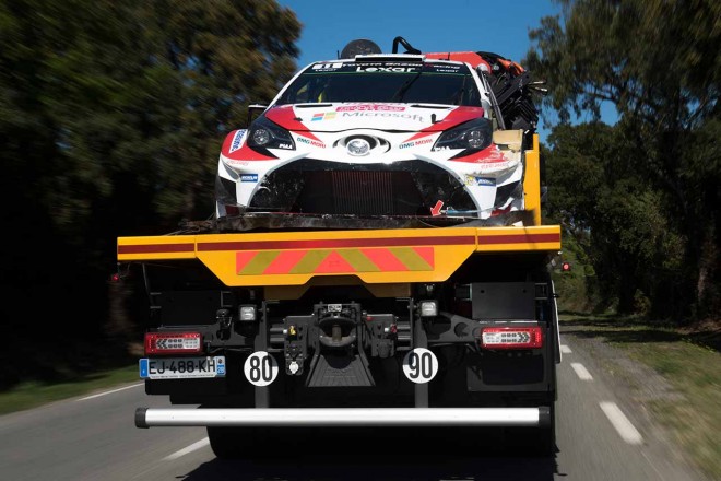 2017WRC第4戦ツール・ド・コルス ユホ・ハンニネン（トヨタ・ヤリスWRC）