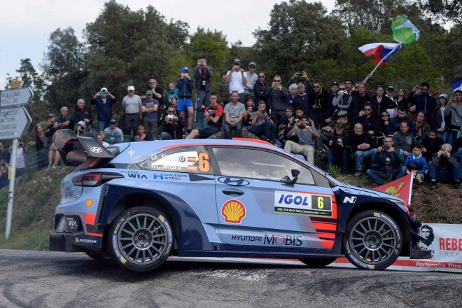 2017WRC第4戦ツール・ド・コルス ダニ・ソルド（ヒュンダイi20クーペWRC）