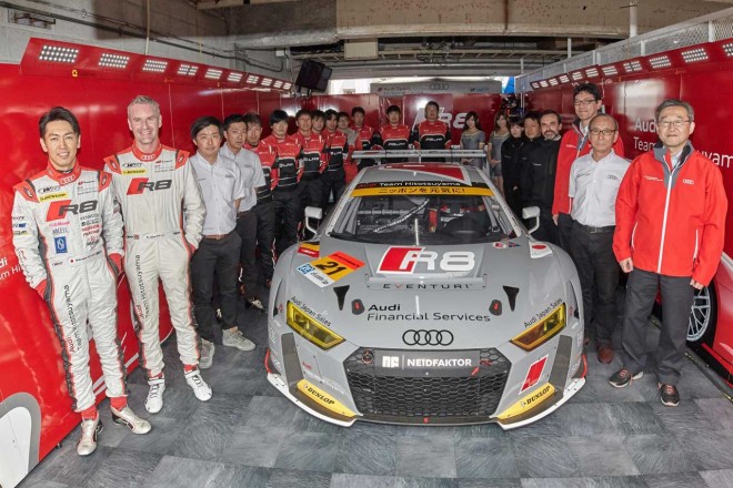2017スーパーGT第1戦岡山 Hitotsuyama Audi R8 LMS