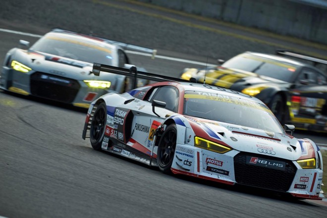 2017スーパーGT第1戦岡山 TAISAN SARD R8 FUKUSHIMA