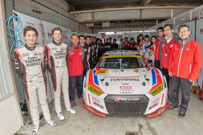 2017スーパーGT第1戦岡山 TAISAN SARD R8 FUKUSHIMA