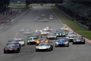 ブランパンGTシリーズ・アジアのレース2のスタート