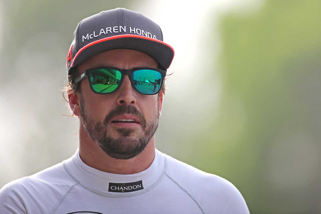 2017年F1第2戦中国GP　フェルナンド・アロンソ（マクラーレン・ホンダ）