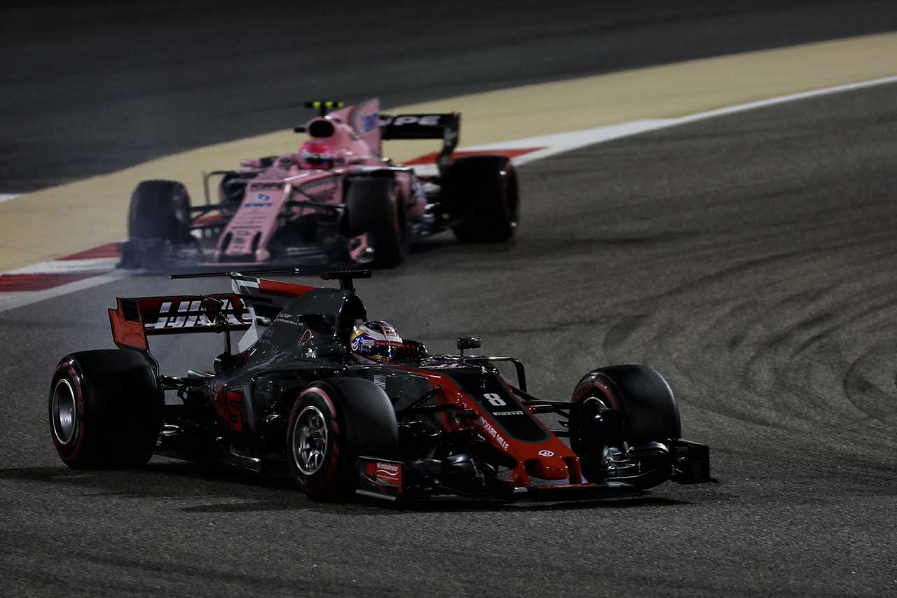 8位入賞のグロージャン