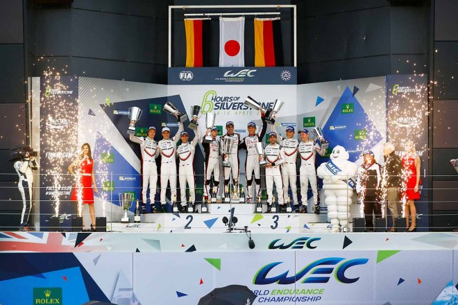 2017WEC第1戦シルバーストン ポルシェは表彰台2位、3位を獲得。マニュファクチャラーランキングトップにつけた