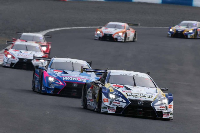 2017年第1戦岡山ではレクサス勢がトップ6を独占した