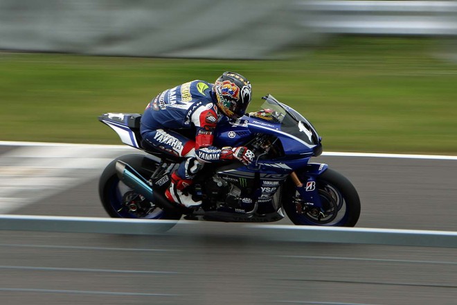 ART走行でトップタイムを記録した中須賀克行／YAMAHA FACTORY RACING TEAM