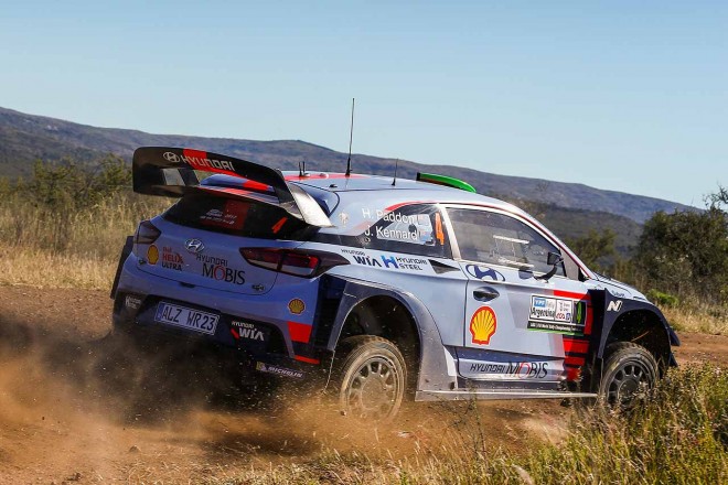 2017WRC第5戦アルゼンティーナ ヘイデン・パッドン（ヒュンダイi20クーペWRC）