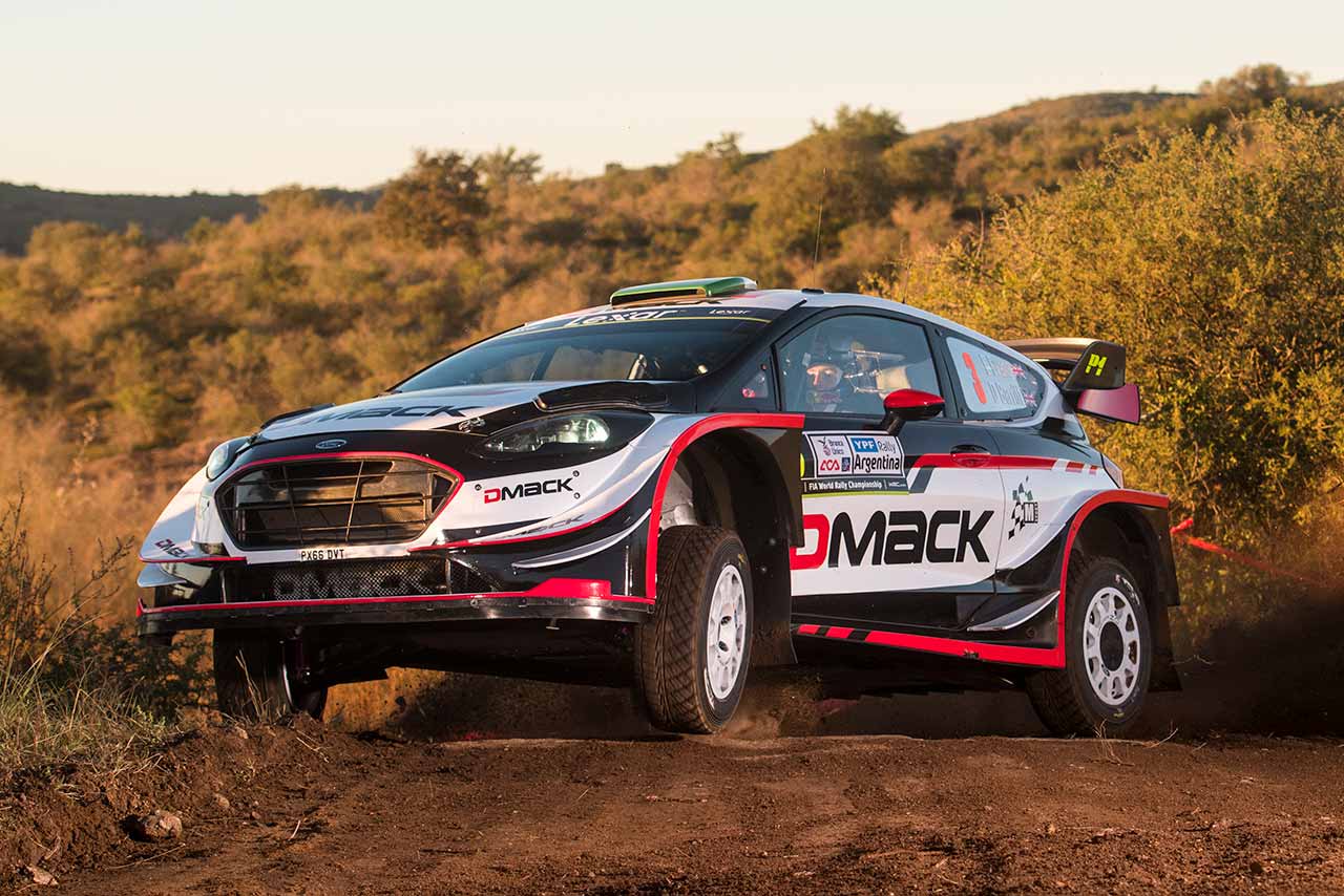 2017WRC第5戦アルゼンティーナ エルフィン・エバンス（フォード・フィエスタWRC）