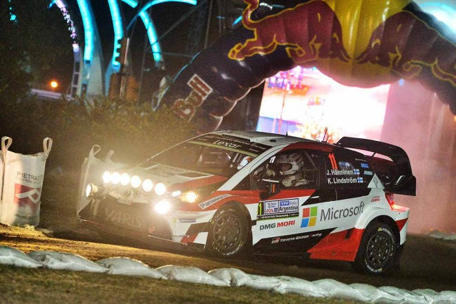 2017WRC第5戦アルゼンティーナ ユホ・ハンニネン（トヨタ・ヤリスWRC）