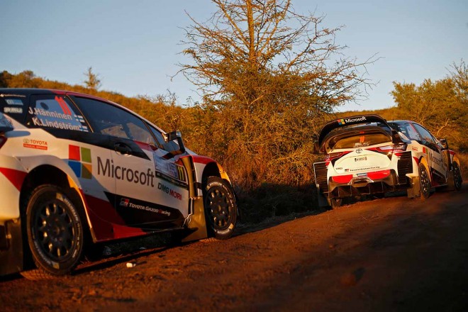 TOYOTA GAZOO Racing WRTはラリー・アルゼンティーナ初日を総合5番手、10番手で終えた