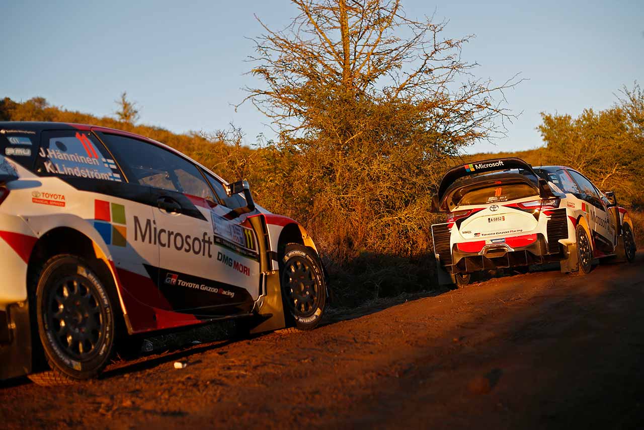 TOYOTA GAZOO Racing WRTはラリー・アルゼンティーナ初日を総合5番手、10番手で終えた