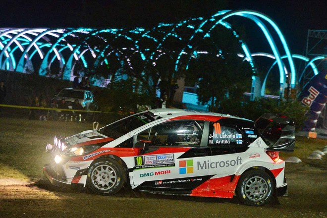 2017WRC第5戦アルゼンティーナ ヤリ-マティ・ラトバラ（トヨタ・ヤリスWRC）