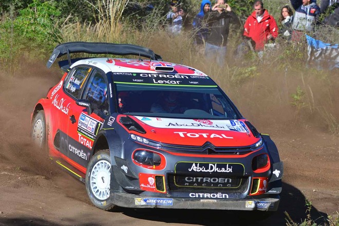 2017WRC第5戦アルゼンティーナ クリス・ミーク（シトロエンC3 WRC）