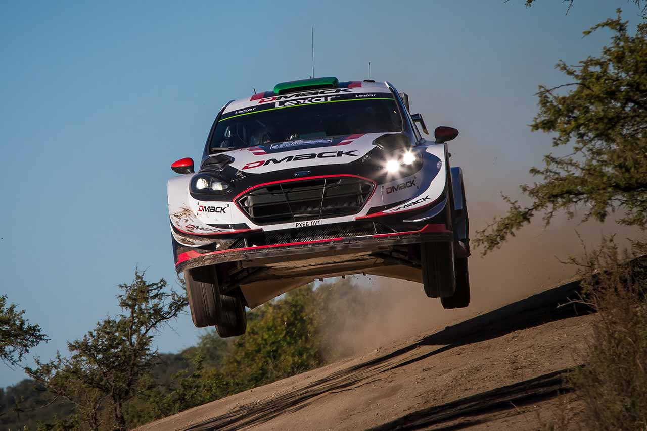 2017WRC第5戦アルゼンティーナ エルフィン・エバンス（フォード・フィエスタWRC）