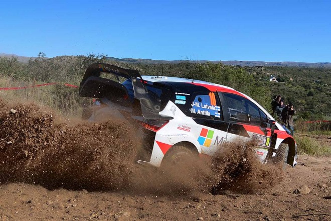 2017WRC第5戦アルゼンティーナ ヤリ-マティ・ラトバラ（トヨタ・ヤリスWRC）