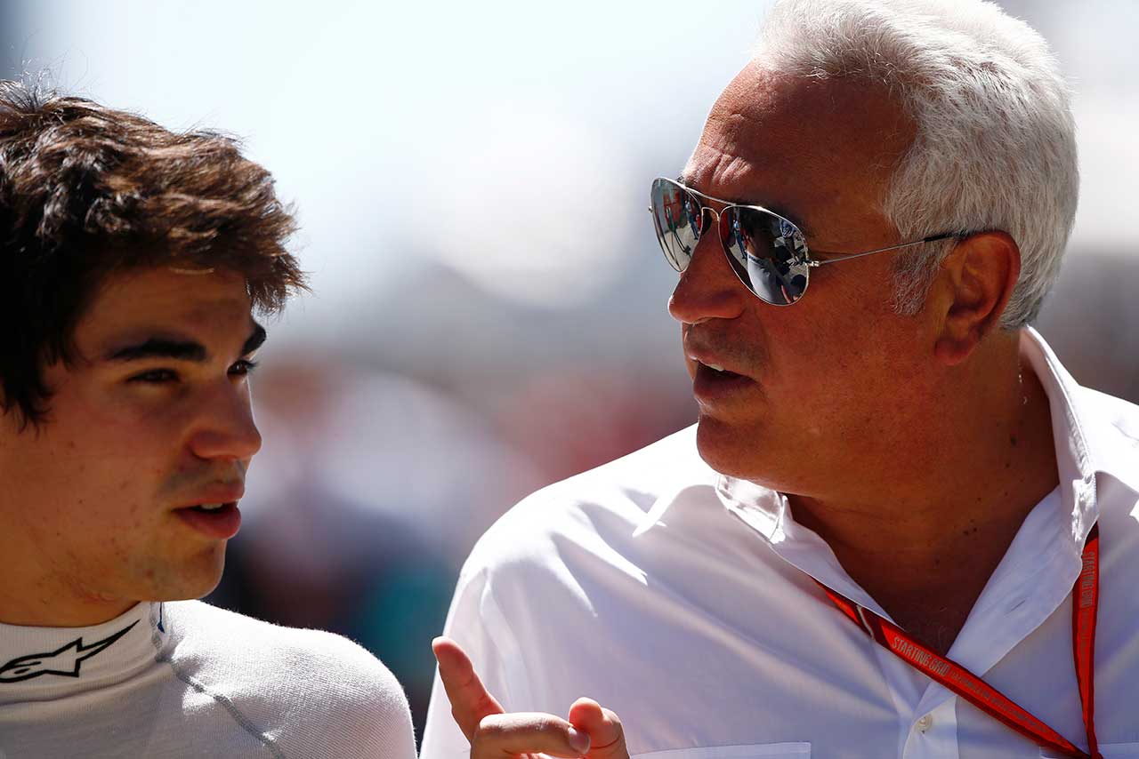 父親ローレンスと話すランス・ストロール