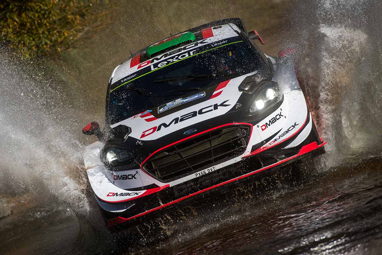 2017WRC第5戦アルゼンティーナ エルフィン・エバンス（フォード・フィエスタWRC）