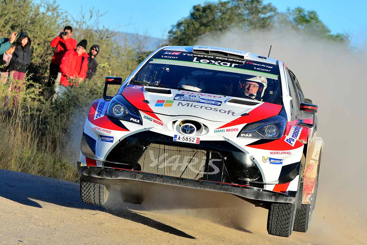 2017WRC第5戦アルゼンティーナ ヤリ-マティ・ラトバラ（トヨタ・ヤリスWRC）