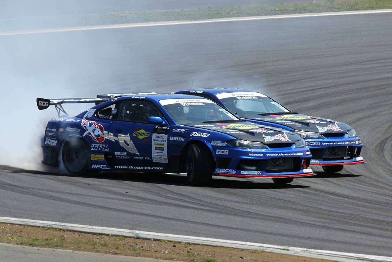 モーターファンフェスタ2017in富士で行われたD1エキシビジョン