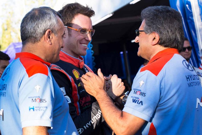 2017WRC第5戦アルゼンティーナ ティエリー・ヌービル（ヒュンダイi20クーペWRC）