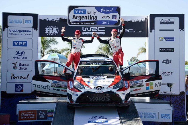 2017WRC第5戦アルゼンティーナ ヤリ-マティ・ラトバラ（トヨタ・ヤリスWRC）