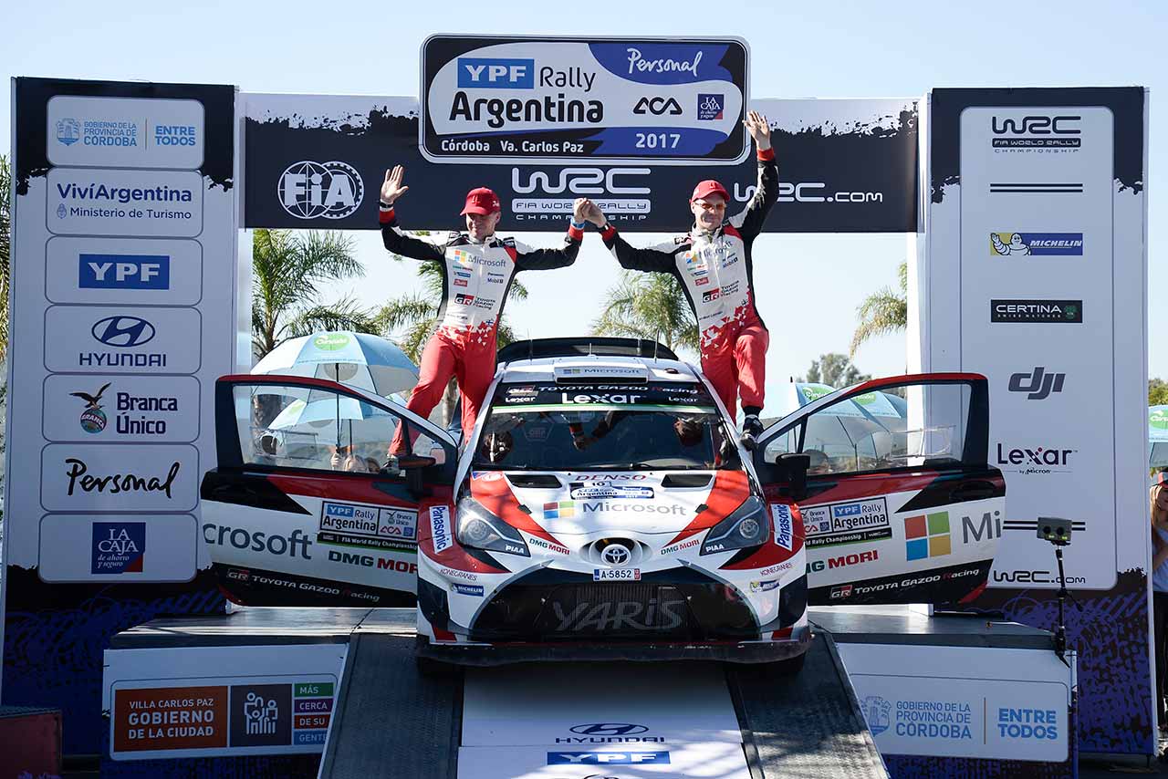 2017WRC第5戦アルゼンティーナ ヤリ-マティ・ラトバラ（トヨタ・ヤリスWRC）