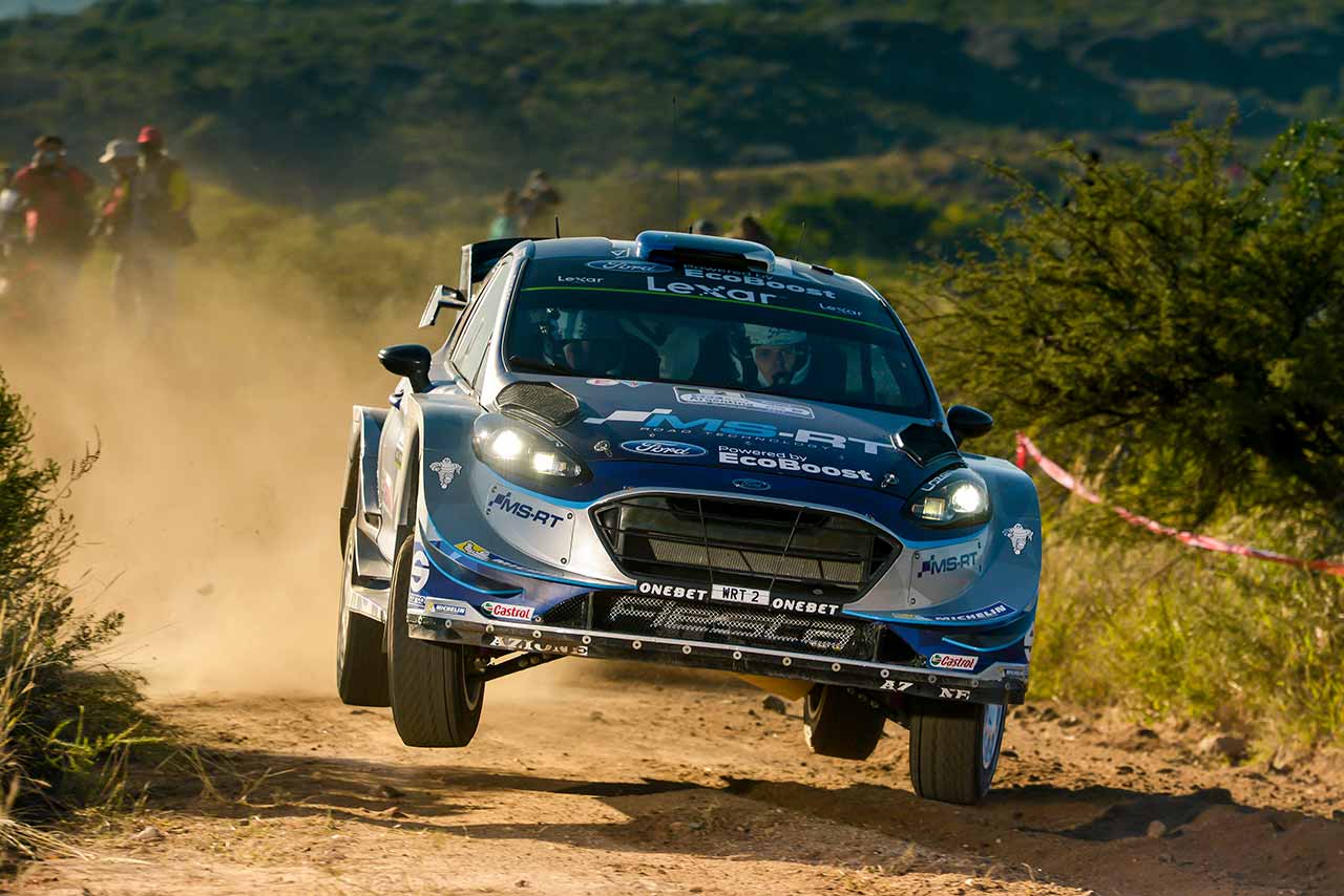 2017WRC第5戦アルゼンティーナ オット・タナク（フォード・フィエスタWRC）