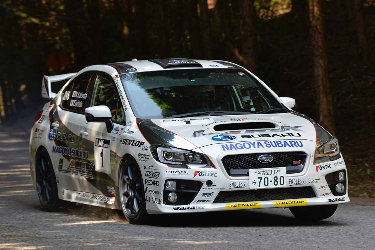 全日本ラリー第3戦久万高原 勝田範彦／石田裕一（スバルWRX STI）
