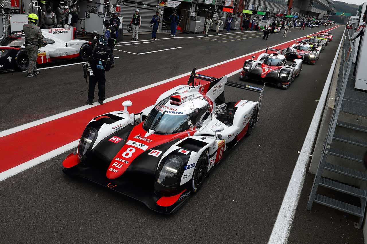 2017WEC第2戦スパ 8号車トヨタTS050ハイブリッド