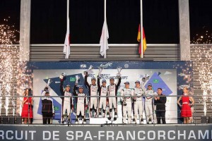 2017WEC第2戦スパ LMP1クラス表彰台