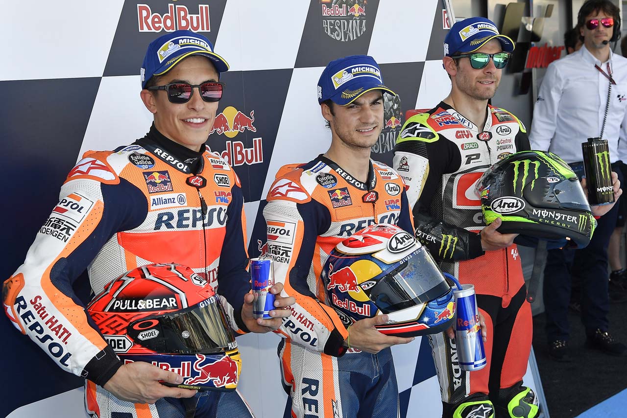 ポールポジションを獲得したダニ・ペドロサ／レプソル・ホンダ・チーム