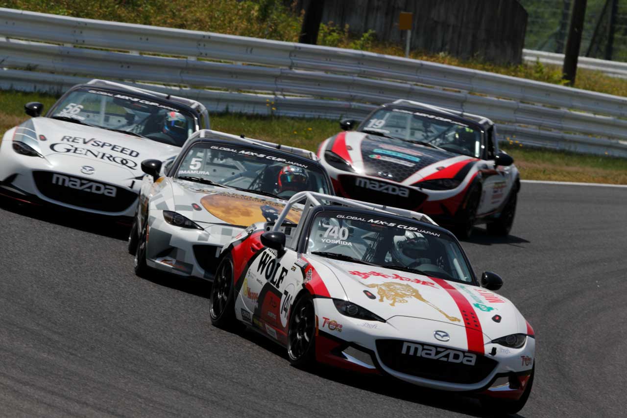 鈴鹿サーキットで行われたグローバルMX-5カップ第2戦