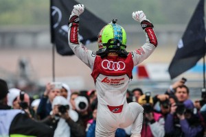 今季初勝利を喜ぶジェイミー・グリーン