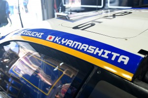 WedsSport ADVAN LC500に書かれた『K.YAMASHITA』の名。