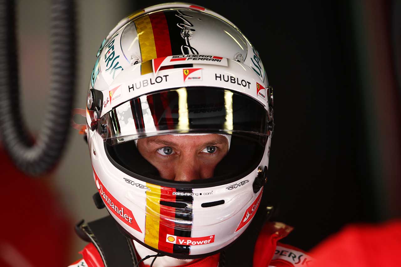 惜しくも予選でポールを逃したベッテル