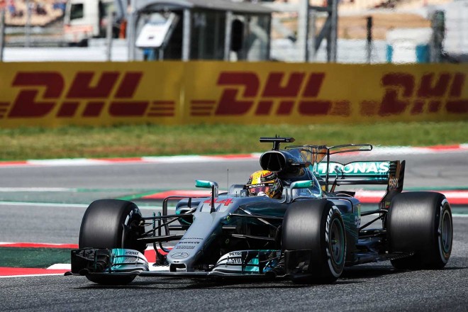 2年連続でスペインGPのポールを獲得したハミルトン