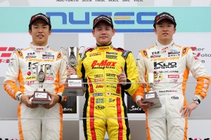 全日本F3第7戦富士 表彰台