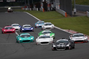 インタープロトシリーズ第1戦・プロフェッショナルのスタートシーン