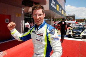 優勝したミハエル・アメルミューラー ポルシェ・モービル1スーパーカップ第2戦バルセロナ