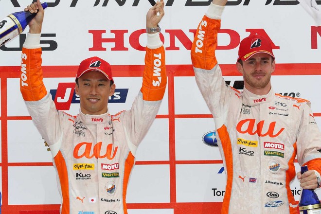 中嶋一貴／ジェームス・ロシター（au TOM'S LC500）