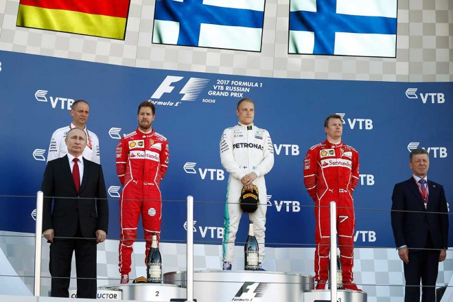 ボッタスが初優勝を飾った2017年ロシアGP
